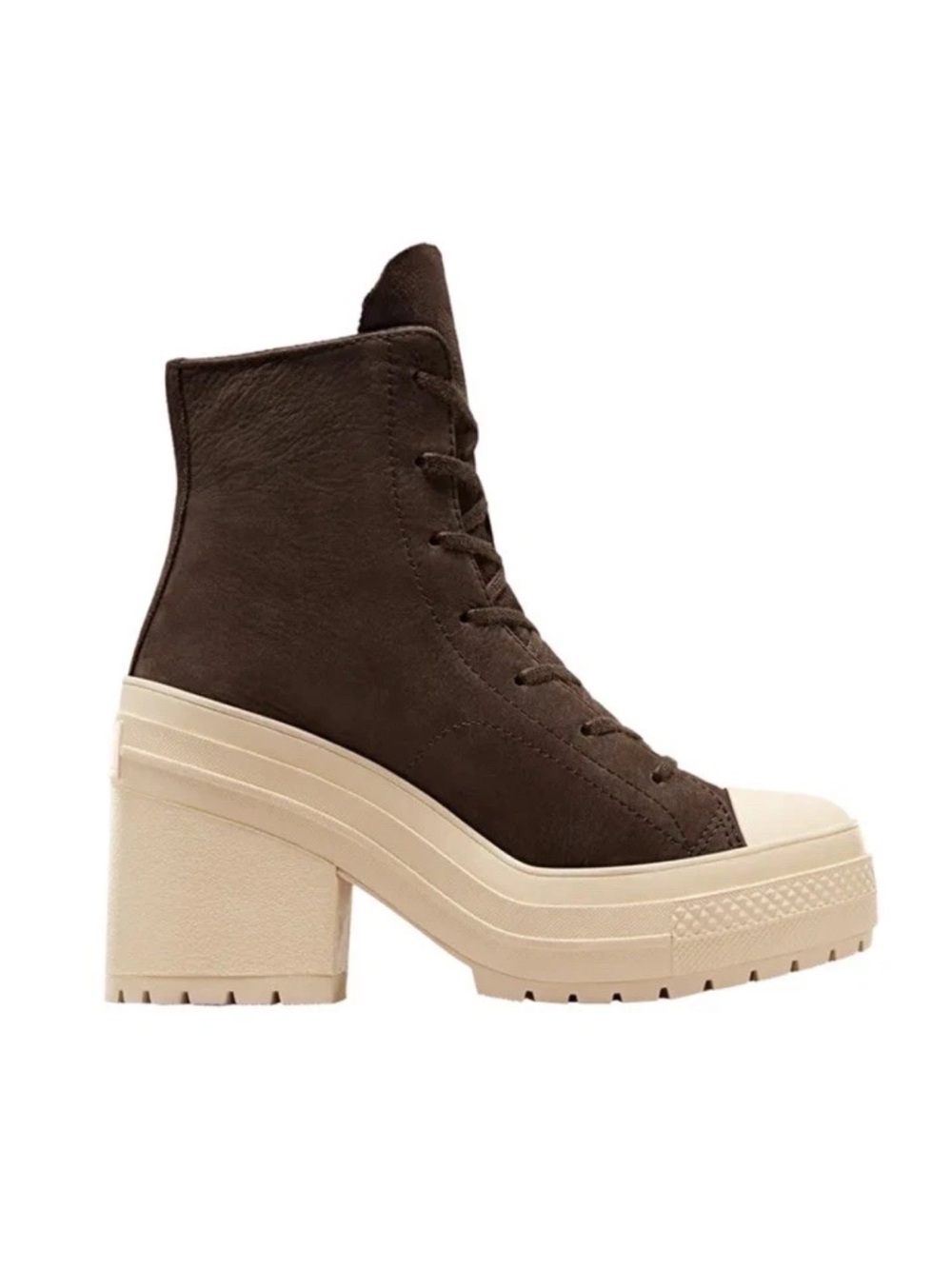CONVERSE Chuck 70 De Luxe Heel A11542C Boots Coffee Brown Woman's Sz 6